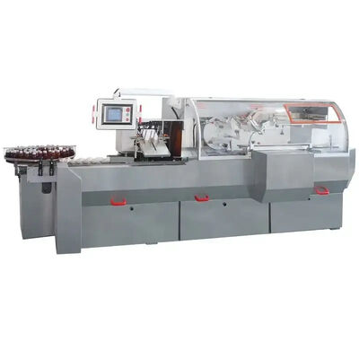 ভালো দাম ফটোইলেকট্রিক সেন্সর স্বয়ংক্রিয় কার্টোনিং প্যাকেজিং মেশিন 220V বৈদ্যুতিক 55বক্স/মিনিট অনলাইন