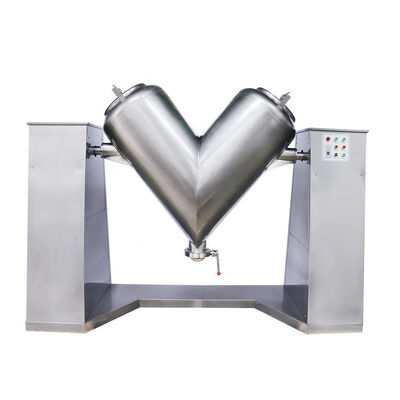 ভালো দাম 180L ব্যারেল ফার্মাসিউটিক্যাল পাউডার মিক্সার মেশিন 15rpm V সিরিজ অনলাইন