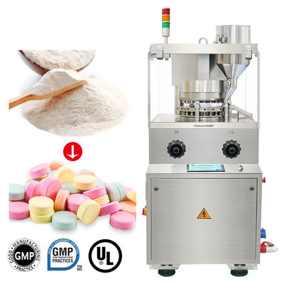 ভালো দাম সম্পূর্ণরূপে আবদ্ধ ফার্মাসিউটিক্যাল ট্যাবলেট প্রেস মেশিন 15300 পিস/এইচ 7.5 কিলোওয়াট অনলাইন