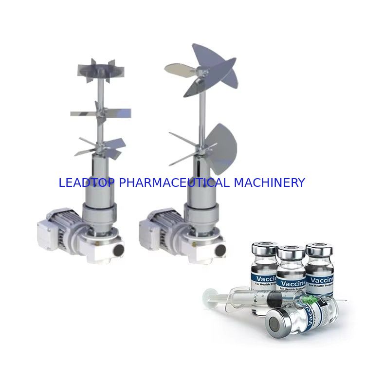 বিস্ফোরক মিডিয়া জন্য উচ্চ টর্ক চৌম্বকীয় stirrer ATEX সার্টিফাইড সঙ্গে Hastelloy ব্লেড এবং CIP-প্রস্তুত স্বাস্থ্যকর নকশা