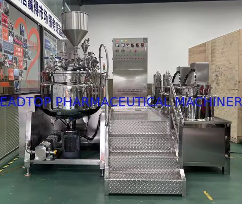 গরম বিক্রয় উচ্চ মানের পিএলসি নিয়ন্ত্রিত ভ্যাকুয়াম অতিস্বনক স্টেইনলেস স্টীল কসমেটিক ফেস ক্রিম ত্বকের যত্ন এমুলসিফায়ার মেশিন