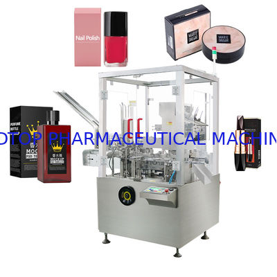 ভালো দাম পেট বোতল স্বয়ংক্রিয় কার্টোনিং মেশিন লিপস্টিক নেইল পলিশ পারফিউম শিশি উল্লম্ব অনলাইন