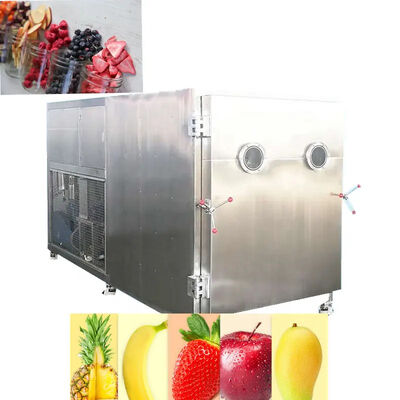 ভালো দাম Industry Vacuum Freeze Dryer Machine Strawberry Fruit And Vegetable 120Kw 25kg / Batch অনলাইন