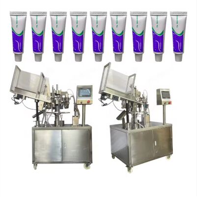 ভালো দাম Factory Custom Cream Glue Automatic Metal Aluminum Soft Tube Filling Sealing Tube Filling Machine অনলাইন