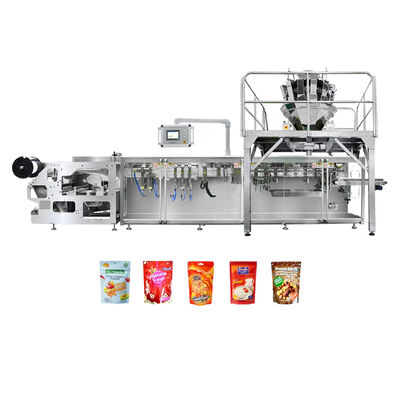 ভালো দাম Premade Pouch Stand Up Doypack Granule Nuts Multihead Weigher Automatic Horizontal multifunctional packaging machine অনলাইন