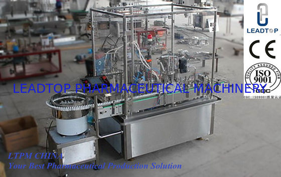 ভালো দাম PLC কন্ট্রোল 10-40 বোতল/মিনিট সহ স্বয়ংক্রিয় তরল বোতল ফিলিং মেশিন অনলাইন