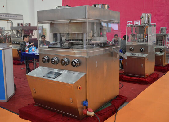 ভালো দাম 37 স্টেশন সহ কাস্টমাইজযোগ্য বৃত্তাকার / অনিয়মিত আকৃতির ঘূর্ণমান ট্যাবলেট প্রেস মেশিন অনলাইন