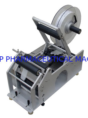 ভালো দাম বৃত্তাকার বোতল জন্য সহজ অপারেশন আধা স্বয়ংক্রিয় লেবেলিং মেশিন স্পষ্টতা অনলাইন